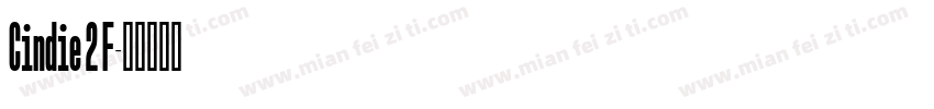 Cindie 2 F字体转换